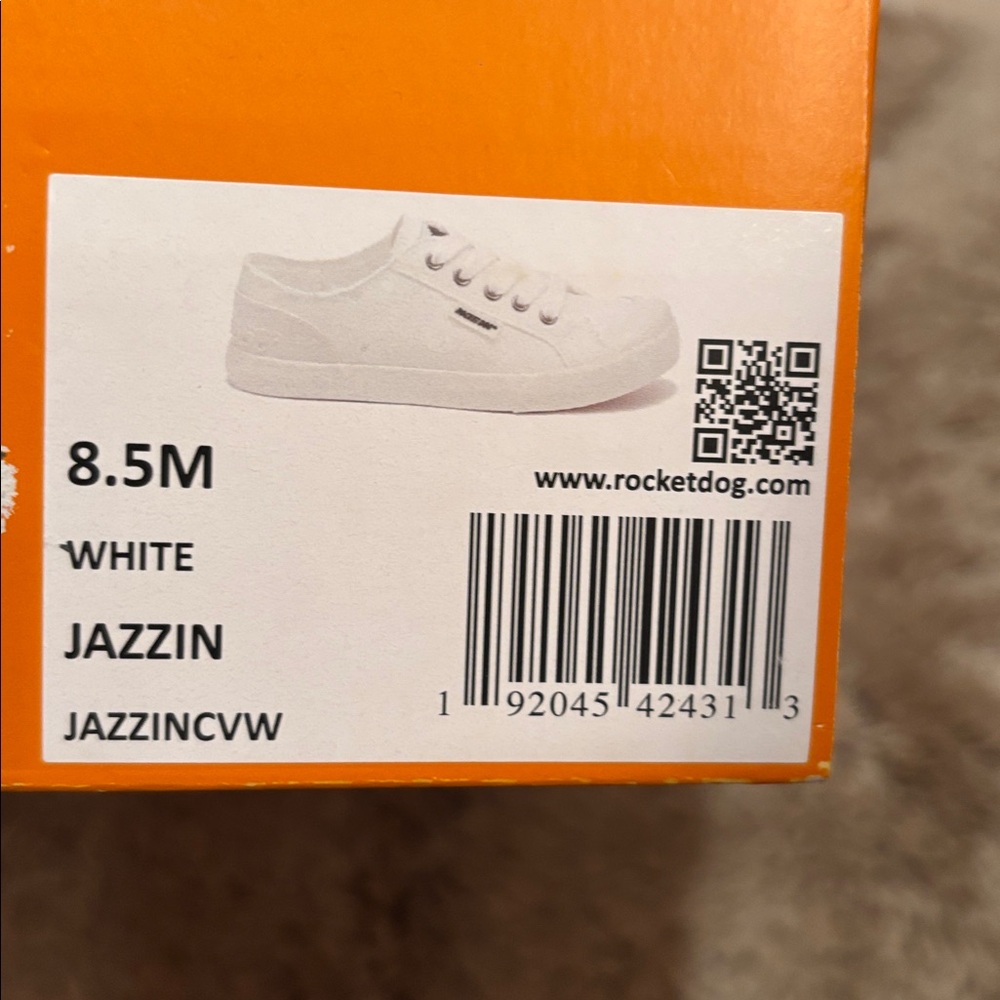 NWT ROCKET DOG Jazzin White Canvas Sneakers tennis shoes 8.5 - Picture 12 of 12